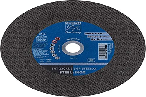 PFERD 522783 Spezial Linie SGP Steelox Trennscheiben, EHT, 2.3mm x 230mm x 22.23mm, 1 Stück