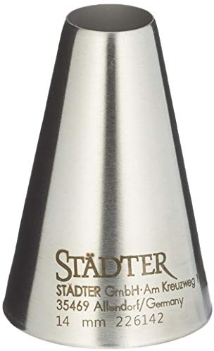 Städter 226142 Lochtülle 14 mm, Edelstahl, Silber