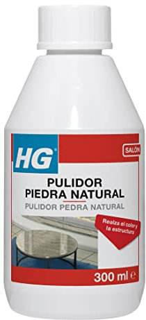HG Pulidor Mármol, Pule, Limpia e Intensifica el Color y la Estructura, Para Todo Tipo de Mármol, Granito y Piedra Natural - 300 ml (330030130)