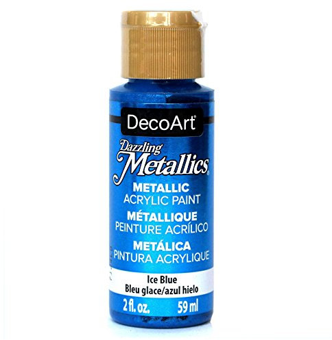Deco Art Americana Acrylic Metallic Paint, Ice Blue, 59 ml (Pack of 1)