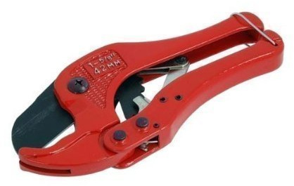 Neilsen CT0085 42mm Tube Cutter | Cast Aluminum Handles | Ideal for Round & Square PVC Pipes