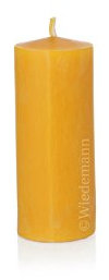 100% Wiedemann Kerzen, Bienenwachskerzen, 120 x 50 mm, 8 Stück