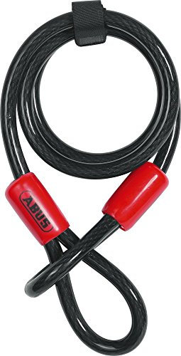 ABUS Schlaufenkabel Cobra 12 - Stahlseil mit Kunststoff ummantelt - Sicherung für Fahrrad- und Motorrad-Zubehör - 1,2 Meter lang, 12 mm stark