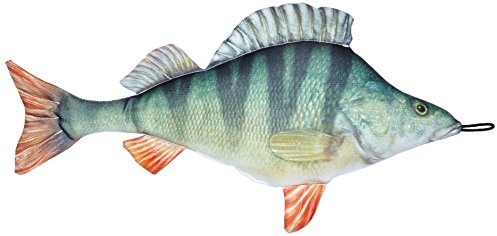 Fladen weiches Dekokissen in Fischform, Perch
