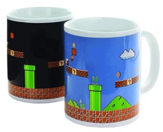 Paladone Super Mario PP2927NN Mugg, Flerfärgad, 2 stycken