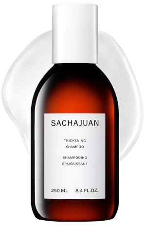 SACHAJUAN Thickening Shampoo | Volume, Fullness & Hydration for Fine Hair | Thickening Technology with Heat & UV Protection | Boosts Density, Strength & Elasticity | Paraben-Free | 8.4 oz