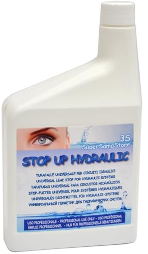 3S SuperSamaStore Turafalle Idraulico Universale per Circuiti Stop Up Hydraulic – Additivo Sigillante per Mezzi Movimento Terra, Macchine Agricole e Pompe Idrauliche – Dosaggio 60ml/l