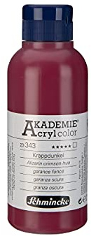 Schmincke AKADEMIE Acryl color Krappdunkel in 250 ml, 23 343 027