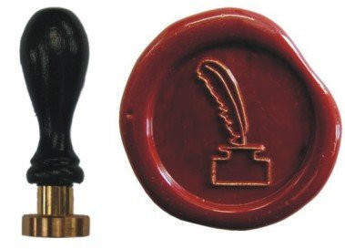 Siegel Stempel Petschaft Tintenfass 24 mm