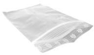 Sachets pour bijoux ou pochette plastique zip - Format 60 x 80 mm/Lot de 500