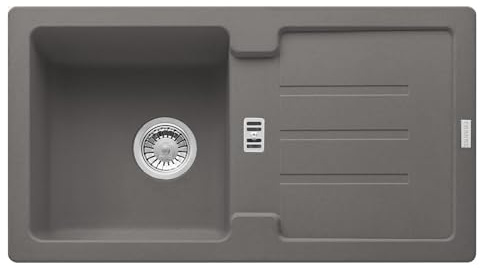Franke Strata STG 614 – 78 piedra gris granito fregadero empotrable – Grifo de cocina