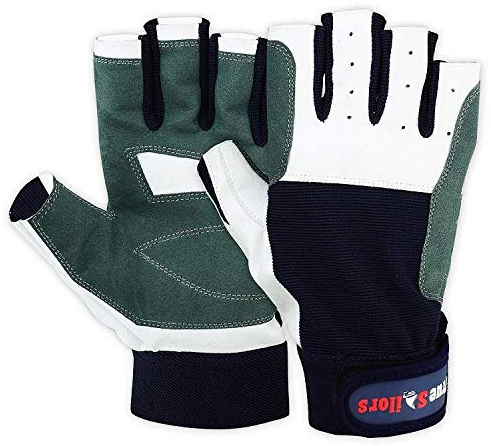 MRX Segelhandschuhe Angeln Kajak Handschuhe für Herren & Damen Rudern Wasser Ski Kanu Paddel Handschuhe Segelausrüstung Damen Paddelhandschuhe | Segelhandschuhe für Herren & Damen | Kurzfinger Segeln Kajak Handschuhe