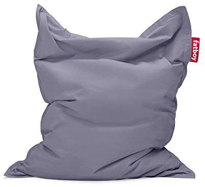 Sitzsack xxl mit Füllung Fatboy Original Stonewashed - Erwachsene - Sitzsacks Kinder - Gaming Sitzsack - Bean Bag Chair - XXL - 180 x 140 cm - Blau