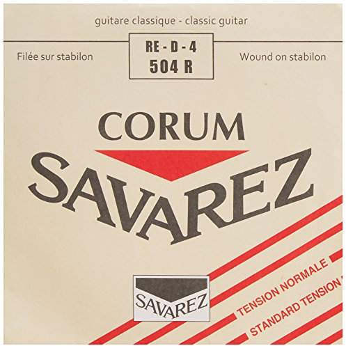Konzertgitarre Detail Saite - Savarez 504R Corum Alliance rot - D normaler Zug