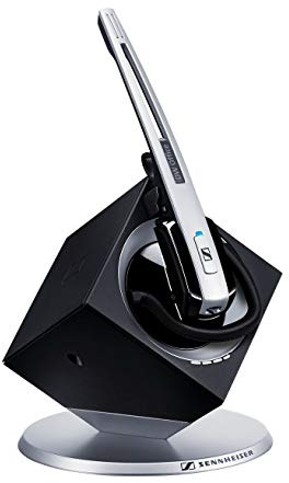 Sennheiser DW Office USB Monaurales Kopfband, Schwarz, Silber