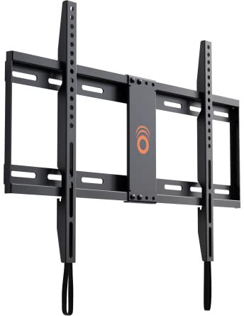 ECHOGEAR SlimView Low Profile Fixed TV Wall Mount for TVs Up to 80 - Holds Your Only 1.25 from The Pull String Locking System Easy Cable Access Big Hardware Assortment Simple Install