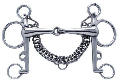 Pelham, gebrochen, Edelstahl 14,5cm