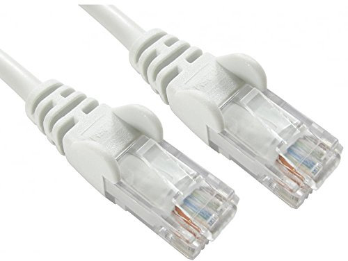 World of Data 15m White Network Cable - CAT5e (enhanced) / RJ45 / Ethernet/Patch/LAN/Router/Modem / 10/100