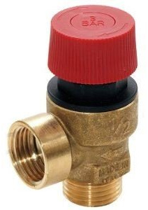 1/2 INCH Male Safety Pressure Relief Valve 6 BAR