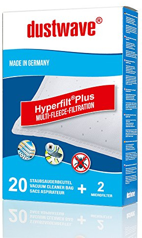 Megapack - 20 Staubsaugerbeutel passend für Progress - PC 2260 / PC2260 Bodenstaubsauger - dustwave® Markenstaubbeutel/Made in Germany + inkl. Micro-Filter