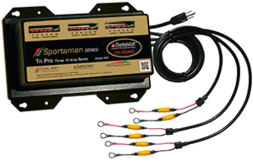 Dual Pro 10 Amp/Bank Sportsman Series 3 Bank Charger