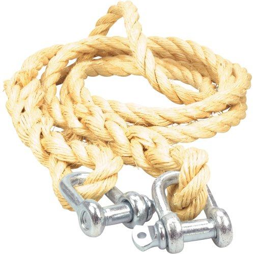 cartrend 50229 Sisal Abschleppseil 2500 kg mit 2 Schkeln