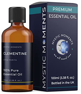 Mystic Moments | Olio Essenziale di Clementina | 100ml | Citrus clementina puro aromaterapia Olio gives a bright fresh citrus aroma for diffusori, Olio blends and fragrance.