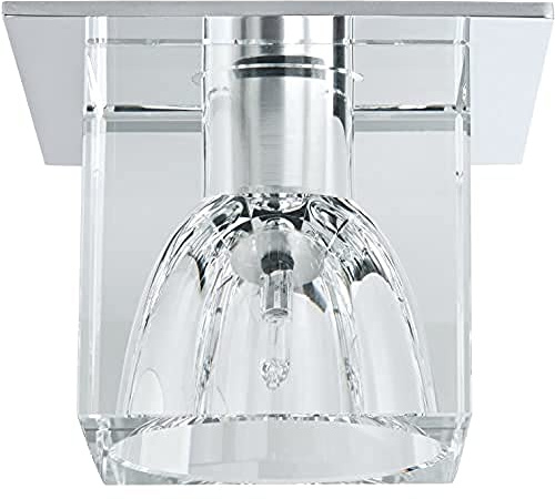 Paulmann 920.18 Quality EBL Set Glassy Cube 3x10W 230/12V Niedervolt 83mm Klar/Chrom 92018 Spot Einbaustrahler Einbauleuchte