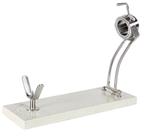 Jamonero Jabugo Giratorio Roxton Crema/Cromo Satinado Buarfe