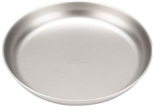 Snow Peak Titanium Trek Plate, 18cm, ultralätt för backpacking, camping, vandring och vardagsbruk