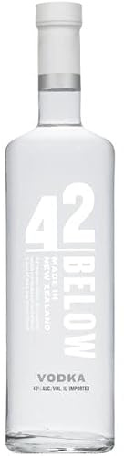 42BELOW Vodka Premium, 40% Vol, 100cL / 1L, a Quadrupla Distillazione, Realizzata in Nuova Zelanda con Acqua di Origine Vulcanica