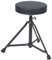 GEWA Schlagzeughocker rund DT-90 schwarz, höhenverstellbar, einstrebig