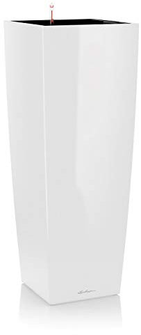 LECHUZA CUBICO Alto Premium 40 weiß hochglanz 18230