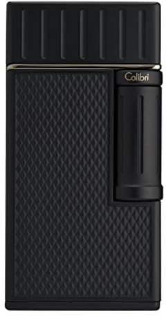COLIBRI Cigarren Feuerzeug Julius schwarz matt