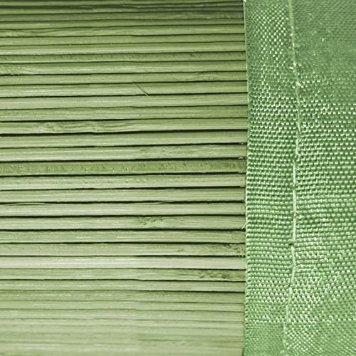 VERDELOOK Oceania, tapparella in cannette di bambù Sottile, 60x230 cm, Verde