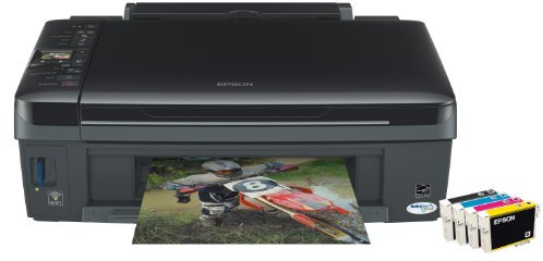 Epson Stylus SX420W Imprimante Multifonctions jet d'encre 3 en 1 34 ppm WiFi Noir