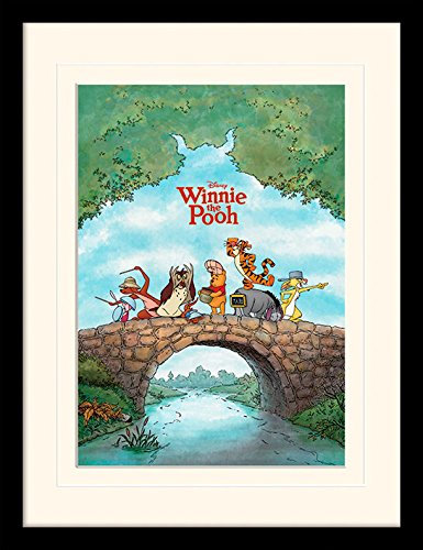 Pyramid International MP11410P-PL Winnie The Pooh montiert und gerahmt, Mounted 250 GSM Paperwrap MDF, Mehrfarbig, 44 x 33 x 4 cm