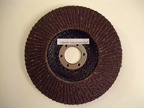 Olbrich-Industriebedarf Fächerscheiben 115 mm Stahl, Metall, Holz Korn 80-50 Stück