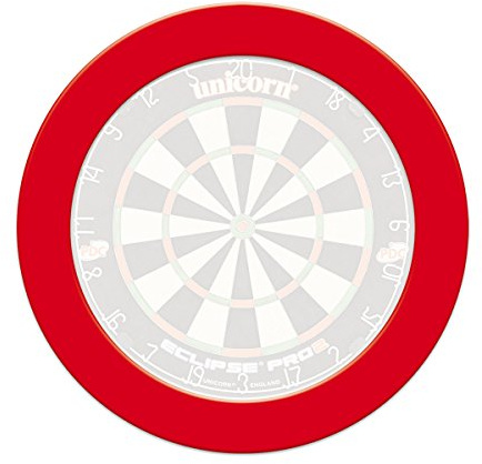 Unicorn Pro Slimline, Dartboard Surround, rot