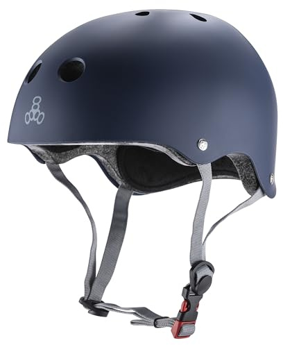 Triple 8 3022 Unisex Brainsaver EPS gummihjälm, blå, S/M