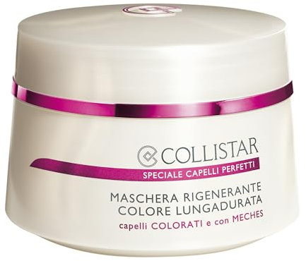 Collistar Maschera Rigenerante Colore Lunga Durata, Sublima il Colore e ne Prolunga la Durata, per Capelli Colorati e con Meches, 200ml