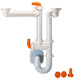 lira Siphon Spülbecken 2-Wege PP Space 2 [lira ]