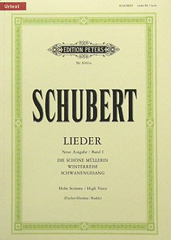 Musikverlag C.F. Peters Ltd. & Co. KG Lieder 1 - arrangiert für Gesang - Hohe Stimme (High Voice) - Klavier [Noten/Sheetmusic] Komponist: Schubert Franz