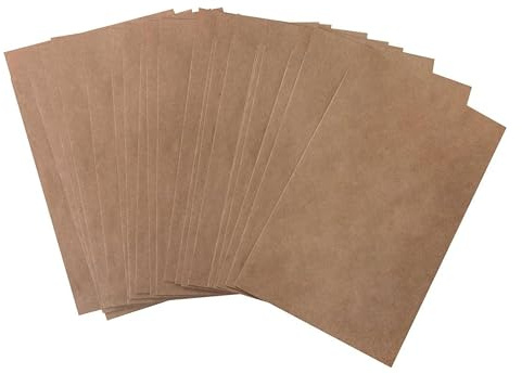 Braune Flachbeutel Papier, 25 Stück: Papiertüten Braun, Tüten Klein, Geschenktüte für Lebensmittel & Give-Away, Papierbeutel zum Befüllen, Kraftpapiertüten, Samentütchen, Umschlag Flach, 13 x 18 cm