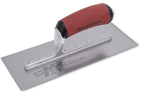 MARSHALLTOWN High Carbon Steel Finishing Trowel, 3 x 12 Inch Concrete, Masonry and Drywall Finishing Tool, Made in the USA, MXS55D