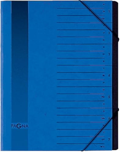 Pagna Ordnungsmappe 7 Fächer blau