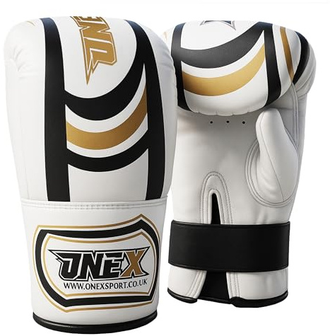 ONEX Adult Boxing Bag Gloves MMA Training Fighting Fitness Gloves Punching Mitt MMA Muay Thai Grappling Fight Mitts