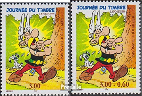 Prophila Collection Frankreich 3367C-3368C (kompl.Ausg.) postfrisch ** MNH 1999 Comicfigur Asterix (Briefmarken für Sammler) Comics