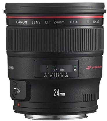 Canon EF 24mm f/1.4L II USM - camera lenses (Ultra-wide, 13/10, USM, Black)