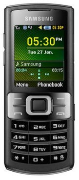 Samsung C3050 Handy (VGA-Kamera, MP3-Player, WAP, Quad Band) midnight-black